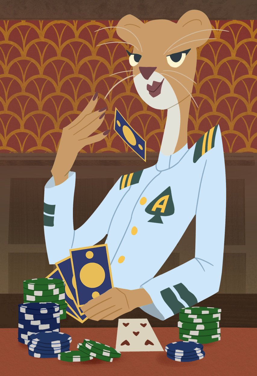 Ace of spades, the otters